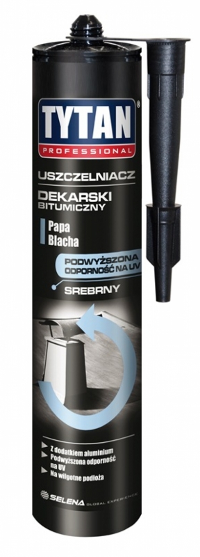 USZCZELNIACZ DEKARSKI BITUMICZNY TYTAN 280ML CZARNY