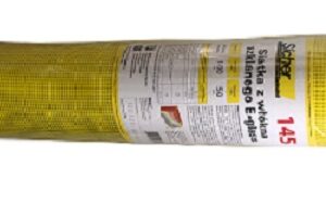 SIATKA PODTYNKOWA Z WŁÓKNA SZKLANEGO ŻÓŁTA 145G/M2 1M*50M